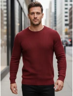 Pánsky bordový sveter WX2295 Pánsky bordový sveter WX2295