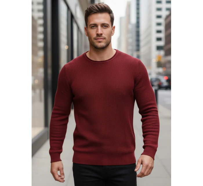 Pánsky bordový sveter WX2295 Pánsky bordový sveter WX2295