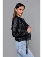 Ramones so stojanom, čierna ekokoža (AX-805)