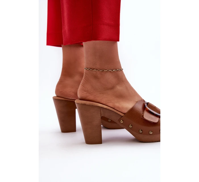 Dámské sandály s hnědé model 21661240 - EVENTO