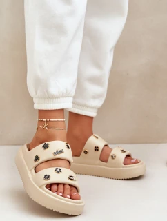 Dámské Pěnové Pantofle S Béžové model 21683400 - Boto