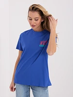 Tričko D12022AH02645W tmavomodré