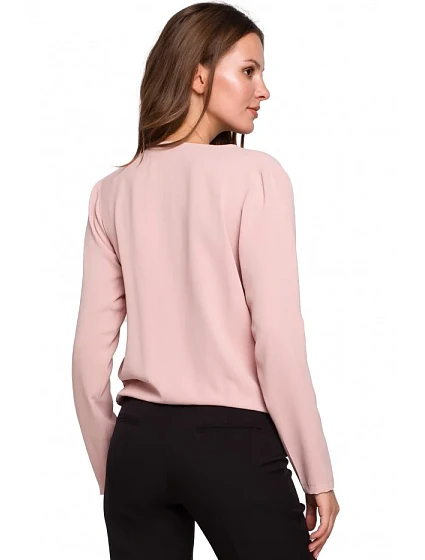 model 18002508 Zavinovací halenka pudrová - Makover