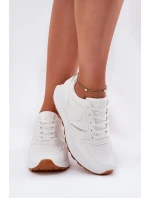 Dámske tenisky na platforme Big Star Hi-Poly System - biele Dámske tenisky na platforme Big Star Hi-Poly System - biele