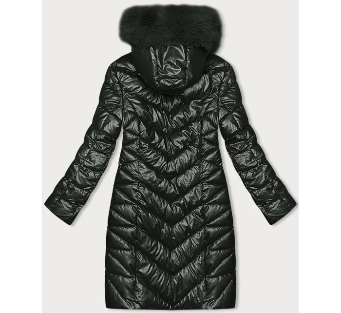 Dámska prešívaná zimná bunda J Style army (16M9100-136)