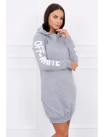 Šaty Off White grey model 18742187 - K-Fashion Šaty Off White grey model 18742187 - K-Fashion