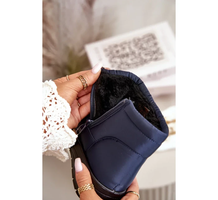 Dámske zateplené modré snežnice Helis Dámske zateplené modré snežnice Helis