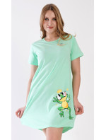 Dámska nočná košeľa s krátkym rukávom Frog