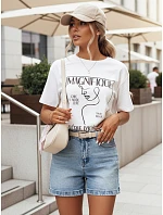 Tshirt damski ecru model 22156771 - FashionStreet Tshirt damski ecru model 22156771 - FashionStreet
