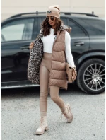 Dámská přechodná prošívaná vesta s kapucí oboustranná velbloudí Dstreet model 21980866 - FashionStreet Dámská přechodná prošívaná vesta s kapucí oboustranná velbloudí Dstreet model 21980866 - FashionStreet