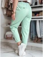 Dámské kalhoty chinos s páskem mint Dstreet model 21986492 - FashionStreet