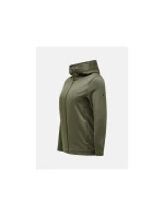 Peak Performance W Rider Tech Zip Hood Green
