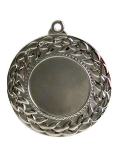 Strieborná medaila s miestom na emblém 25 mm - oceľová medaila