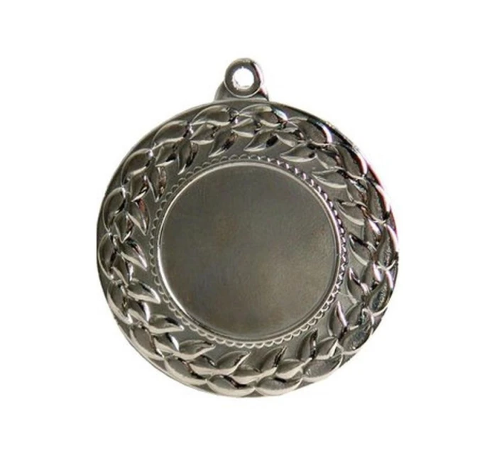 Strieborná medaila s miestom na emblém 25 mm - oceľová medaila