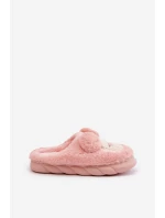 Ciepłe Futrzane Kapcie Damskie Różowe Jozelinetta Ciepłe Futrzane Kapcie Damskie Różowe Jozelinetta