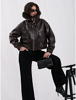 Kurtka IR KR model 22559192 ciemny brązowy - FPrice Kurtka IR KR model 22559192 ciemny brązowy - FPrice