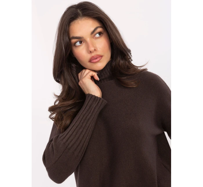 Jumper IT SW 8003.18P tmavohnedý Jumper IT SW 8003.18P tmavohnedý