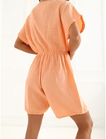 Kombinezon MO KO model 22284389 jasny pomarańczowy - FPrice Kombinezon MO KO model 22284389 jasny pomarańczowy - FPrice