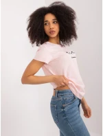 Bluzka RV BZ model 19735061 jasny różowy - FPrice Bluzka RV BZ model 19735061 jasny różowy - FPrice