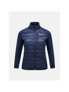 Peak Performance W Helium Down Hybrid Jacket navy blue