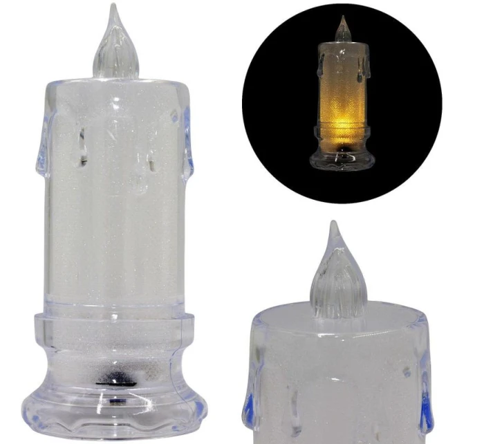 Dekoratívna LED sviečka 5x11 cm