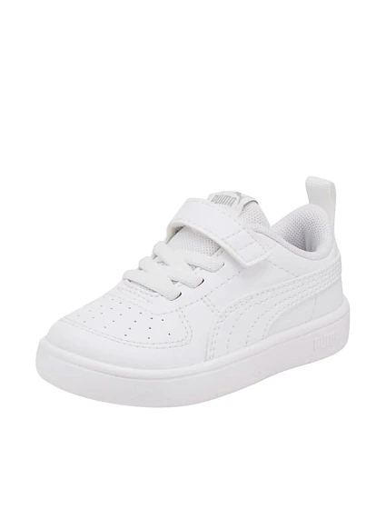 Dětské boty Rickie white 01 model 22061267 - Puma Dětské boty Rickie white 01 model 22061267 - Puma