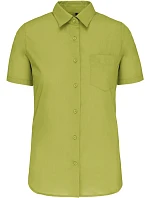 K Popelínová halenka s krátkým rukávem 20.K lime model 22510199 - Kariban