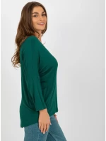 Bluzka RV BZ model 18510290 ciemny zielony - FPrice Bluzka RV BZ model 18510290 ciemny zielony - FPrice