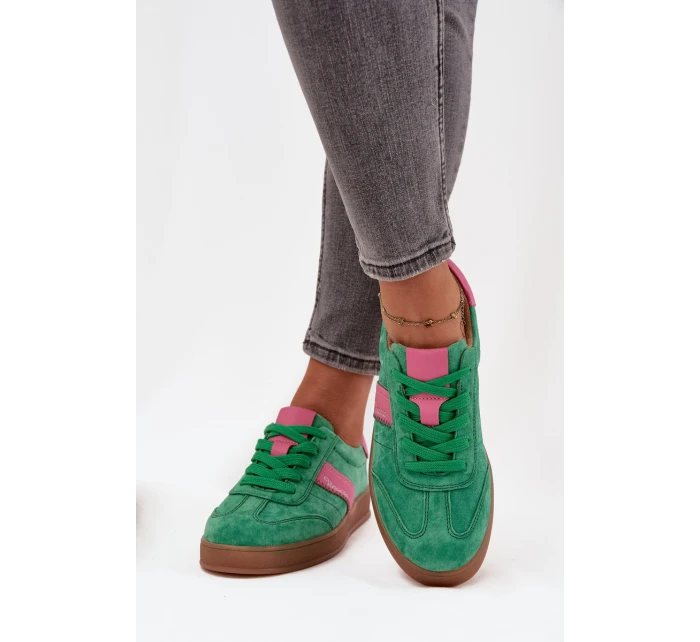 Semišové tenisky Vinceza - zelené Semišové tenisky Vinceza - zelené