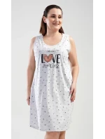 Dámska nočná košeľa na ramienka Love