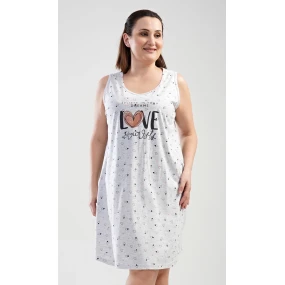 Dámska nočná košeľa na ramienka Love