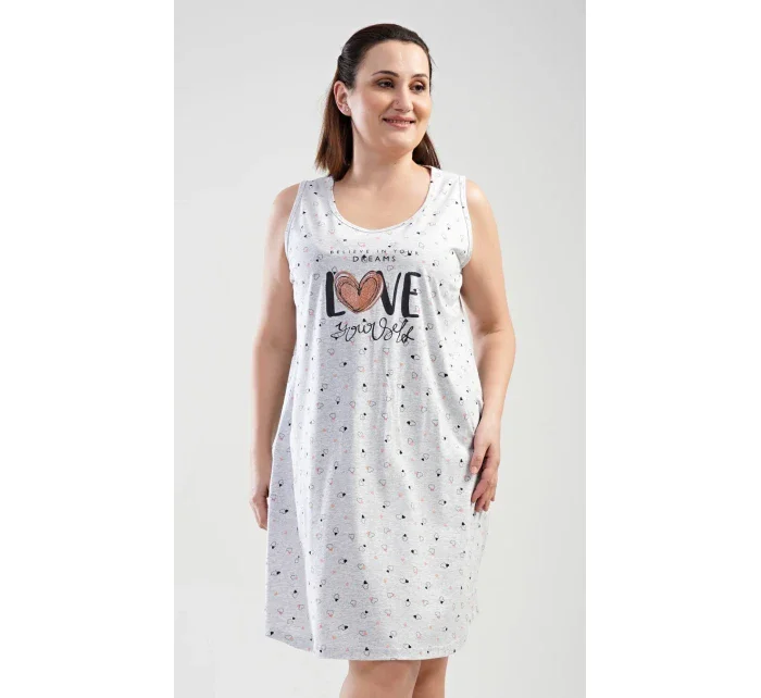Dámska nočná košeľa na ramienka Love
