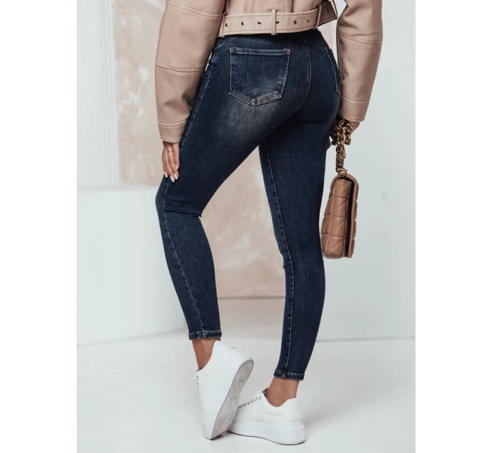 Dámské džínové kalhoty push up tmavě modré Dstreet model 21982428 - FashionStreet