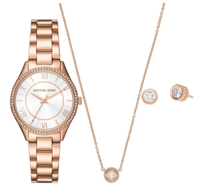 Dámske hodinky Michael Kors Lauryn + šperky MK4850SET + BOX Dámske hodinky Michael Kors Lauryn + šperky MK4850SET + BOX