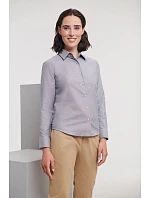 Russell Athletic 932F Blúzka Oxford s dlhým rukávom 11.932F strieborná Russell Athletic 932F Blúzka Oxford s dlhým rukávom 11.932F strieborná
