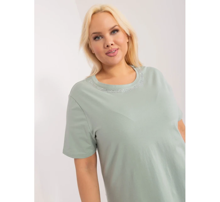 Blúzka PM BZ GW2380.54 pistácií