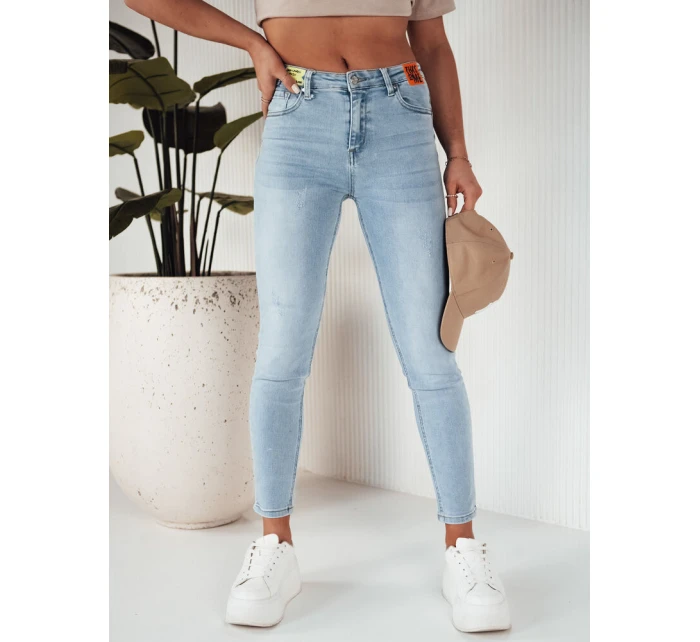 Dámské džínové kalhoty světle modré model 21972740 - Dstreet