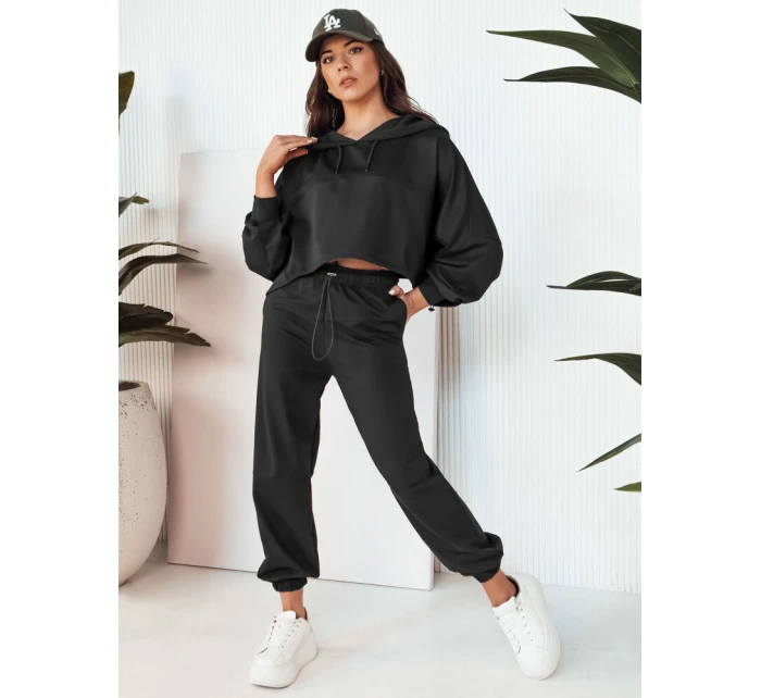 Dámská tepláková souprava black Dstreet model 21975262 - FashionStreet Dámská tepláková souprava black Dstreet model 21975262 - FashionStreet