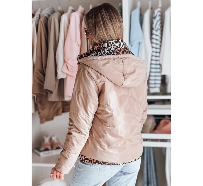 Dámská oboustranná přechodná bunda béžová Dstreet model 21986925 - FashionStreet