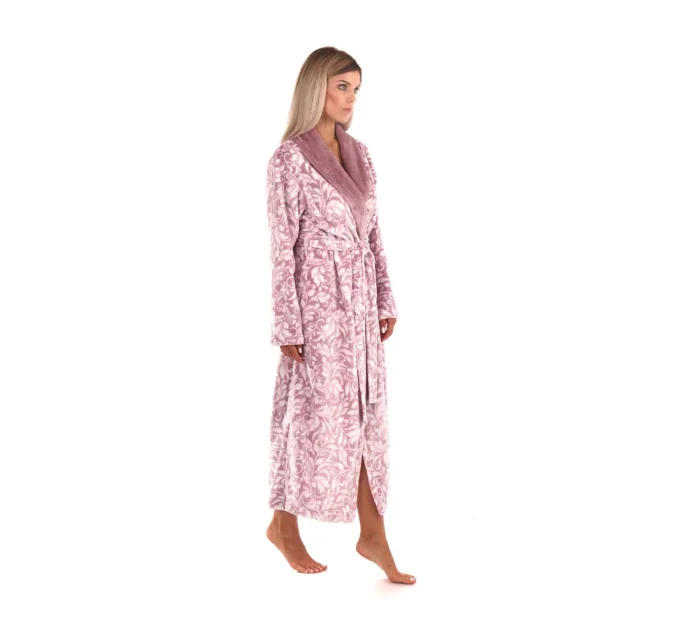 Dámsky župan Flora 2556 4303 mauve mist - Vestis Dámsky župan Flora 2556 4303 mauve mist - Vestis