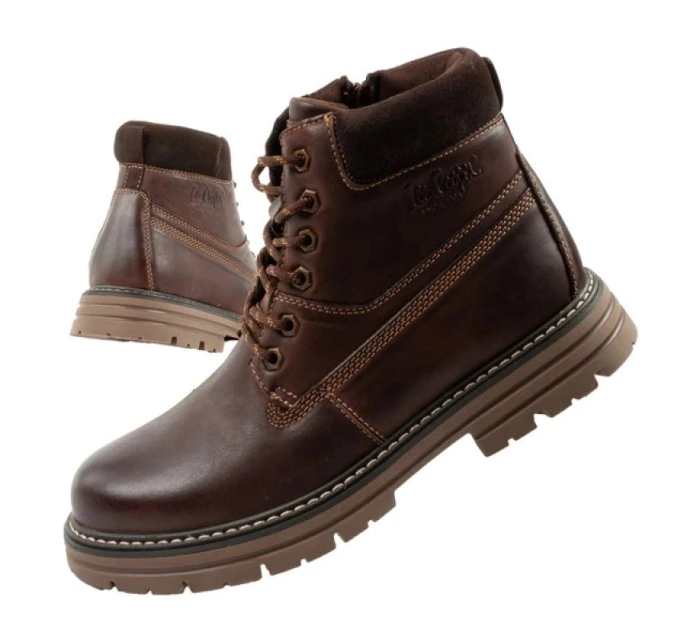 Lee Cooper pánske topánky trappers tenisky smart kožené