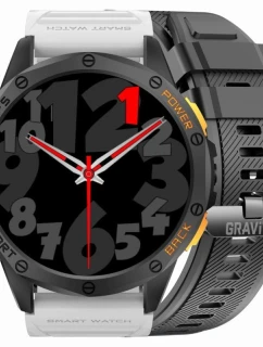 Pánské chytré hodinky Černý silikonový řemínek + bílý silikonový řemínek model 21806497 - Gravity