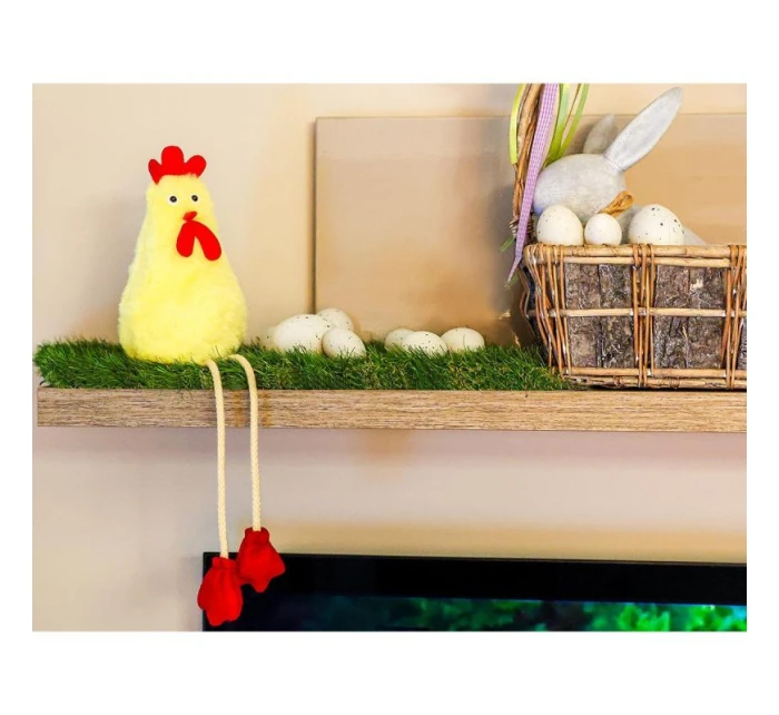 SEDIACA SLIEPKA 18CM JARNÁ DEKORÁCIA