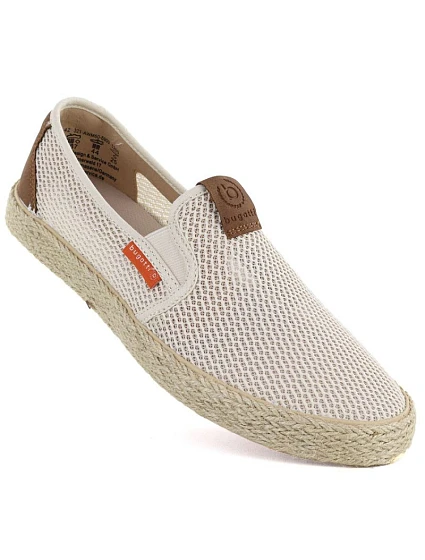 Pánska obuv espadrille slip-on beige Bugatti TT15305