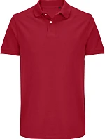 SOL'S Pacific Unisexové polo tričko z hrubej bavlny 25.4439 folk red