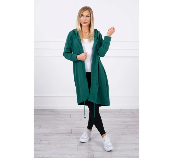 Zelená bunda s potiskem Zelená bunda s potiskem