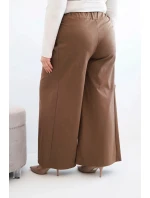Dámské kalhoty Plus Size s širokými nohavicemi a model 21911618 - K-Fashion