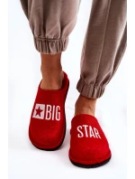 Domácí pantofle Big Star model 21601002 Červená - Big Star Shoes