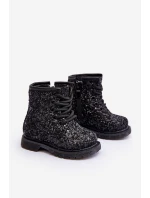 Dětské Botky Se Zipem Černé model 21636429 - Boto