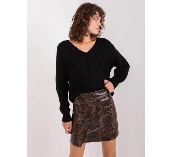 BA SW 8028 jumper.77 čierna